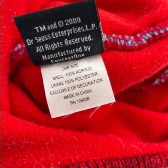 Dr Seuss Thing knit hat Adult size Laplander Style - Picture 4 of 4